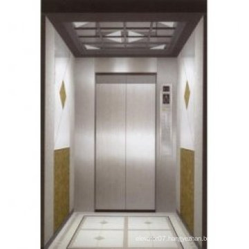 Safe and low noise freight elevator